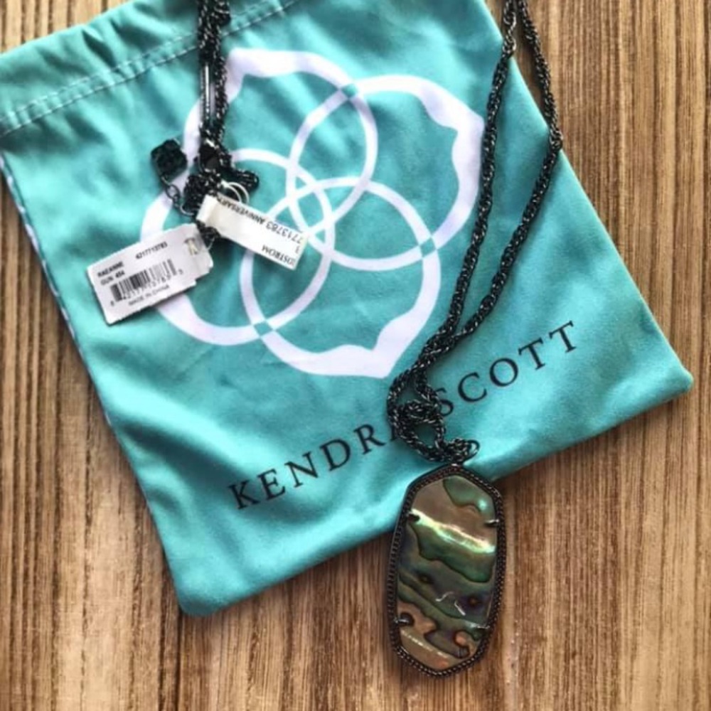 Kendra Scott necklace Rayne Gunmetal